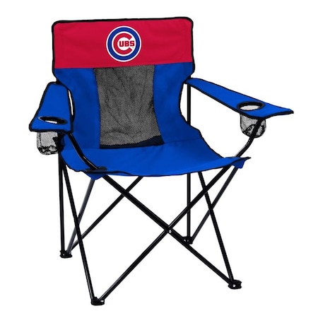Logo Chair Logo Brands Elite Blue Chicago Cubs Director's Folding Chair 506-12E
